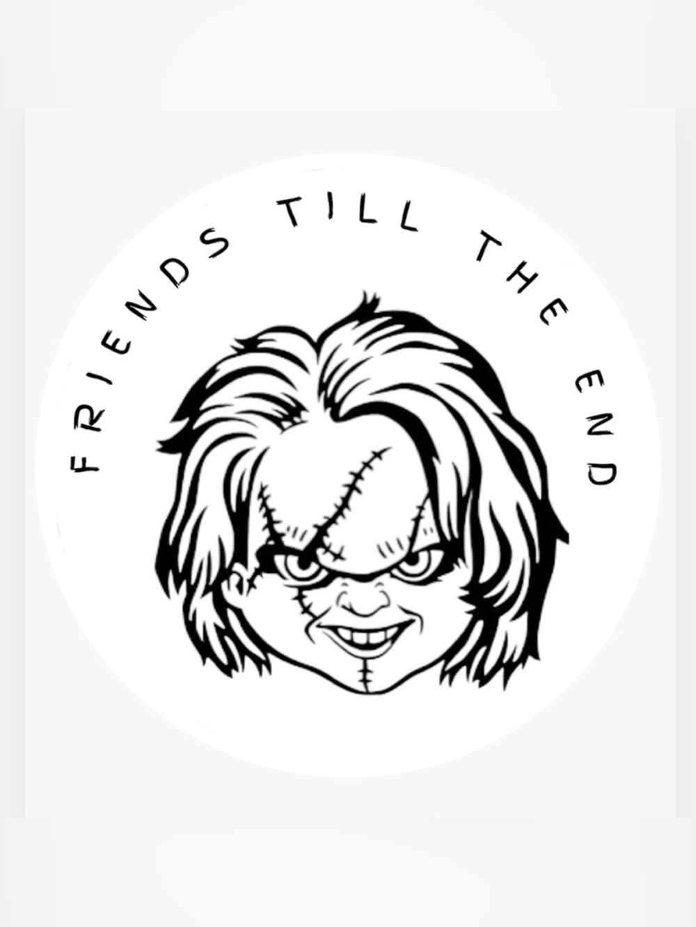 Handmade 50count Chucky Stickers